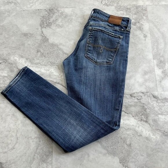 Lucky‎ Brand Ankle Lolita Skinny Jeans Size 2 or 26 Stretch Modern Soft Denim - Picture 1 of 8